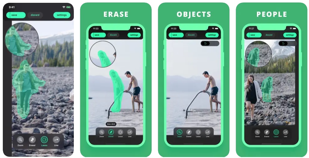 remove objects ios app