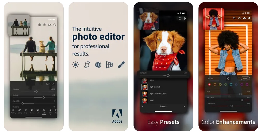 lightroom photo and video editor app