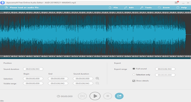 merge mp3 online with apowersoft-free-online-audio-editor