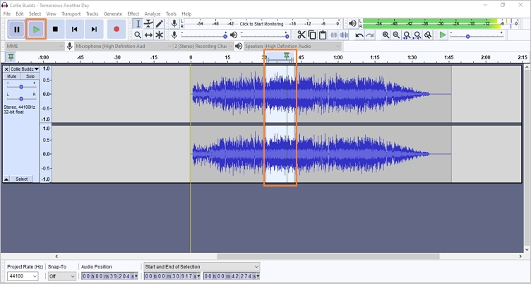 Der er behov for Appel til at være attraktiv Ledelse Trim Audio with Audacity