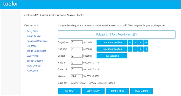 mp3 cutter online free