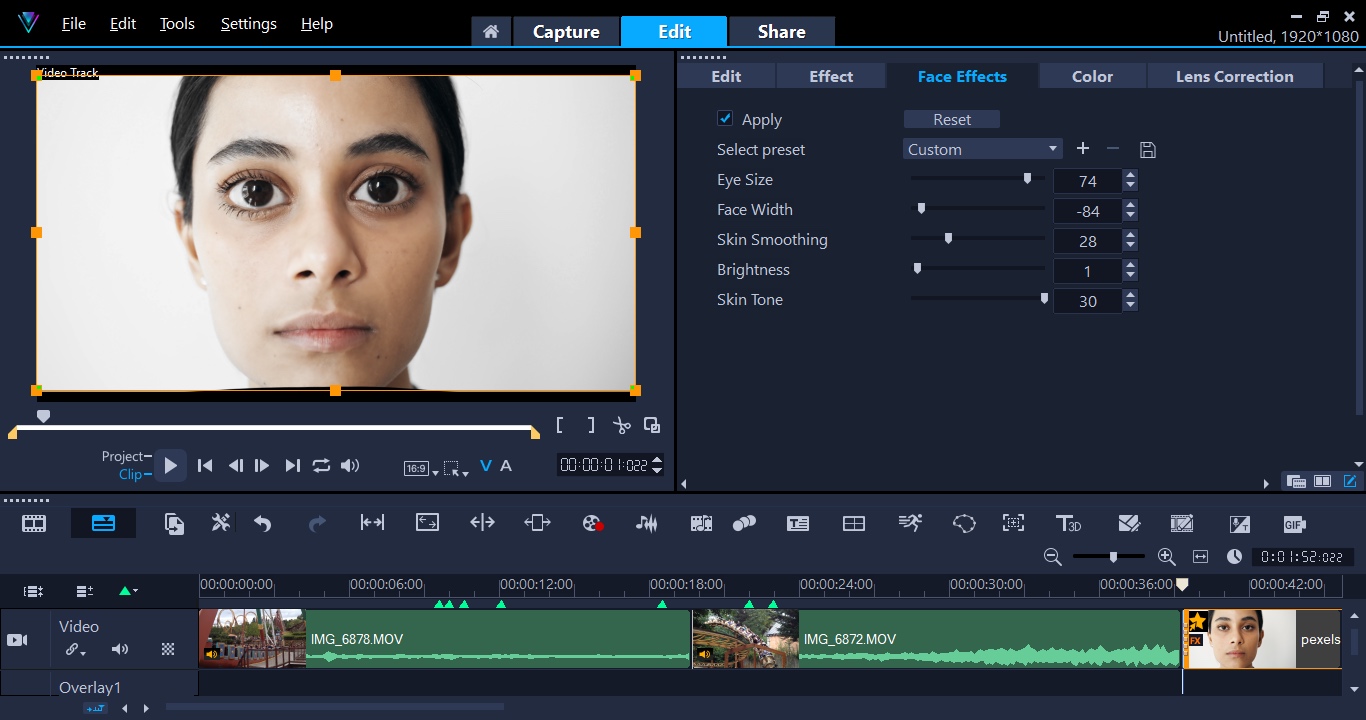 editor de vídeo profissional videostudio