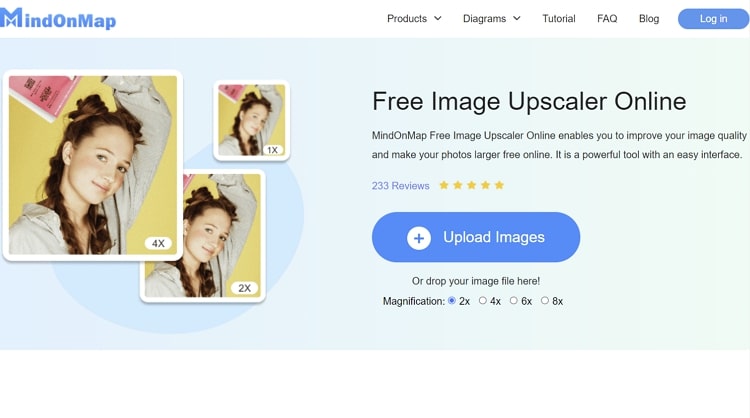 mindonmap online image upscaler