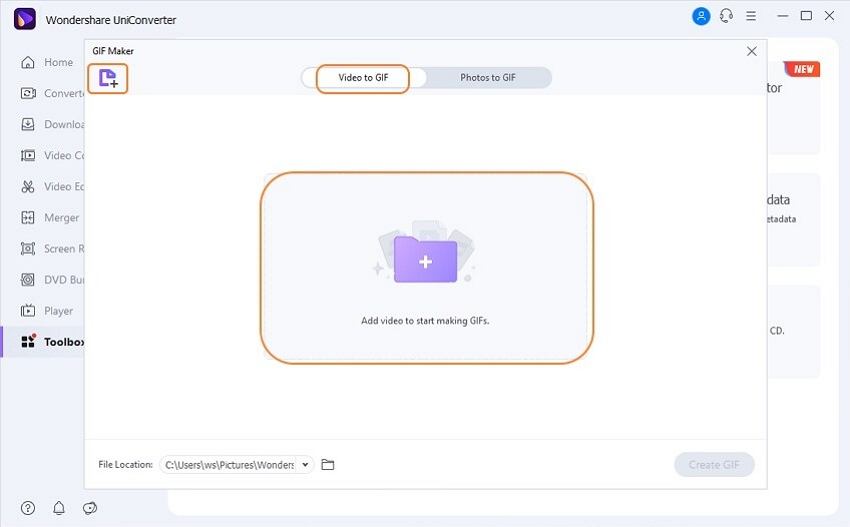 Video GIF Creator - Convert Video or Images to GIF