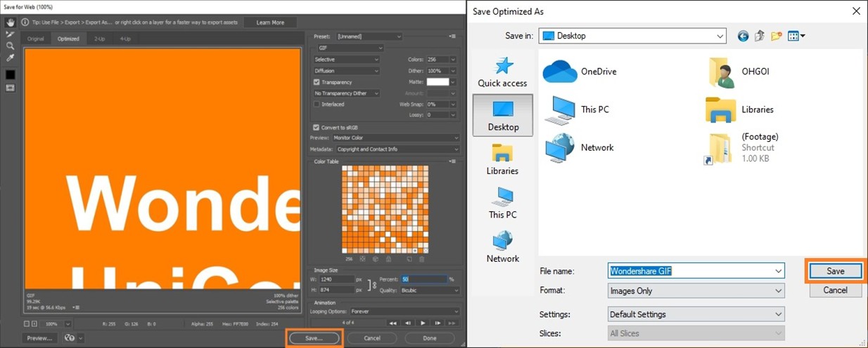 How to create .GIF files in Photoshop