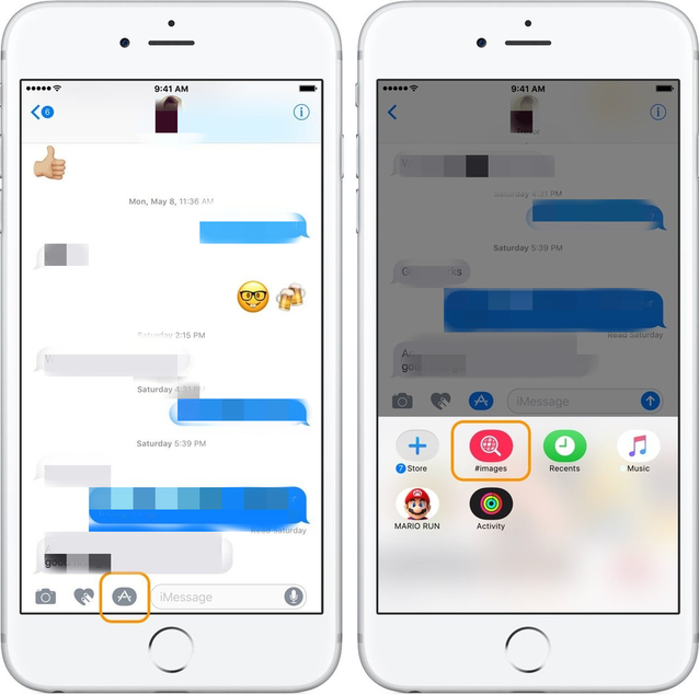 Find the Add GIF Feature in iOS Message