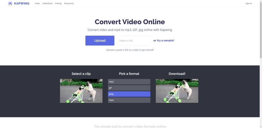 How to Convert  Video to GIF Image using Online Tool 