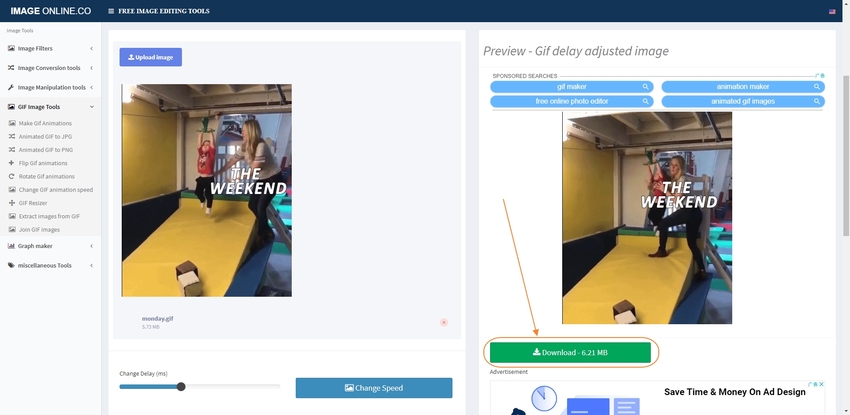 Free GIF Speed Changer: Adjust GIF speed Online