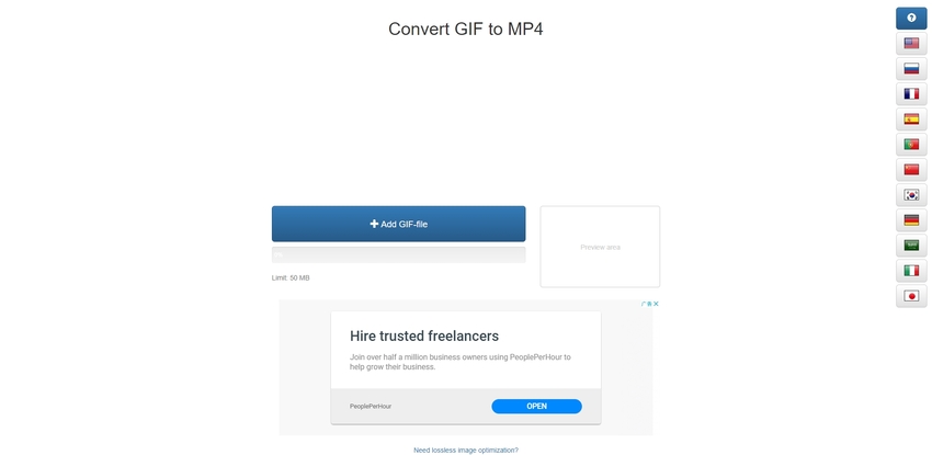 Konversi Video GIF ke Instagram-Convert GIF to MP4