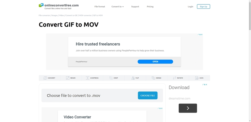 GIF to MOV-Online Convert Free