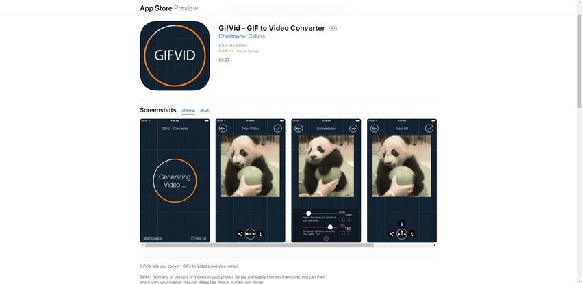 GIF to Mp4 on the App Store