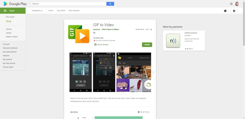 MP4 to GIF Converter – Apps no Google Play