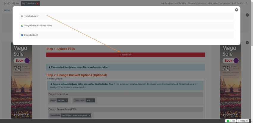 Animated GIF? Convert to WebM or MP4