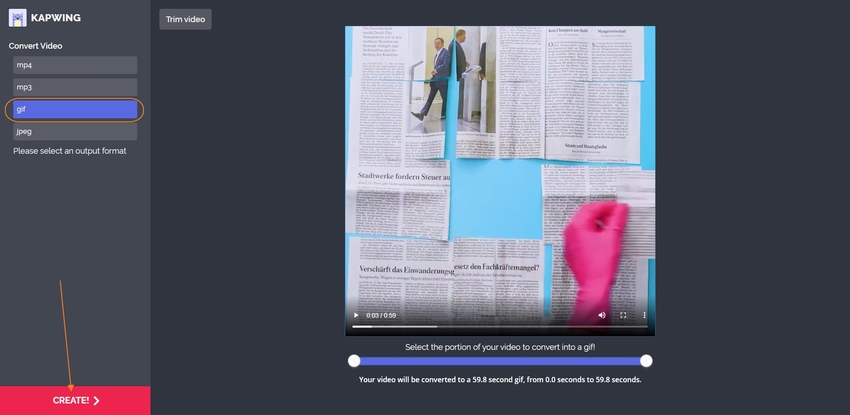 Convert Video to GIF — Online Video to GIF Converter — Kapwing