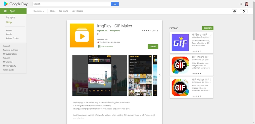 Android Apps by GIF Maker on Google Play