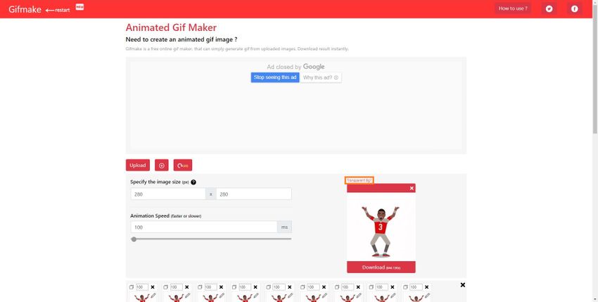 Ganti Latar Belakang GIF di Gifmake