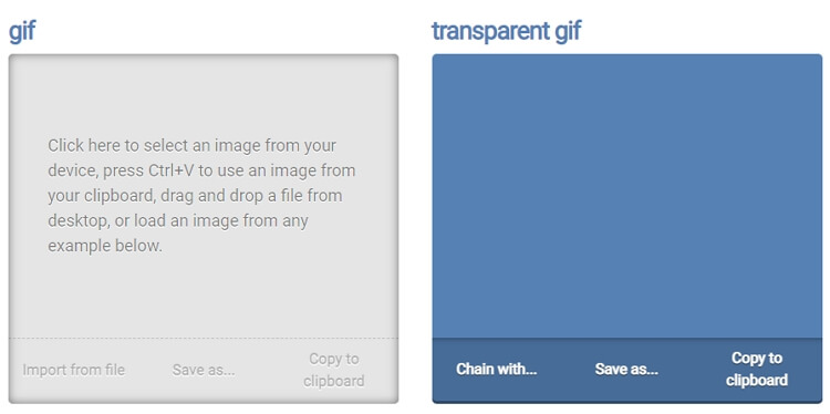 Upload a GIF to OnlineGifTools