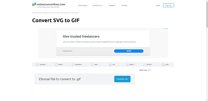 SVG to GIF Converter-OnlineConvertFree
