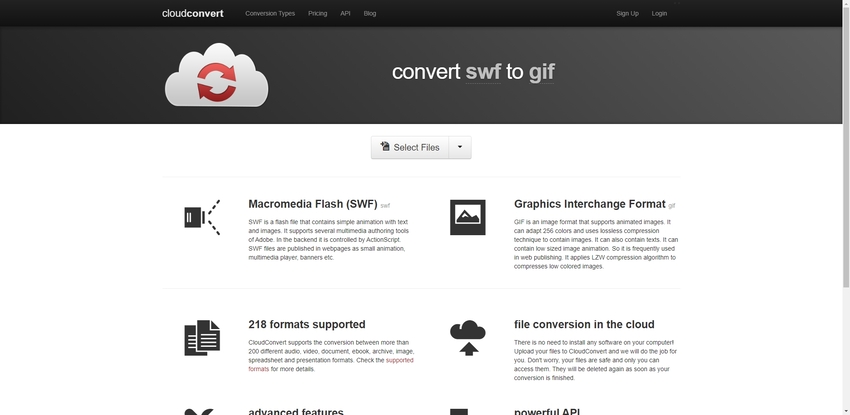Convert SWF to Animated GIF-Cloud Convert