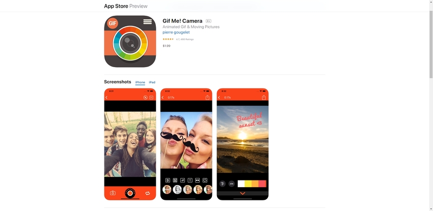 Gif Me! Camera - GIF maker – Apps no Google Play