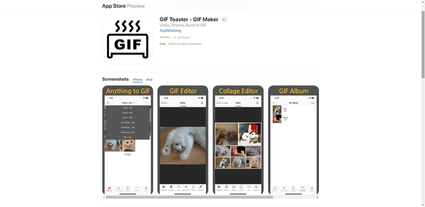 GIF Maker ‣ GIF Editor na App Store