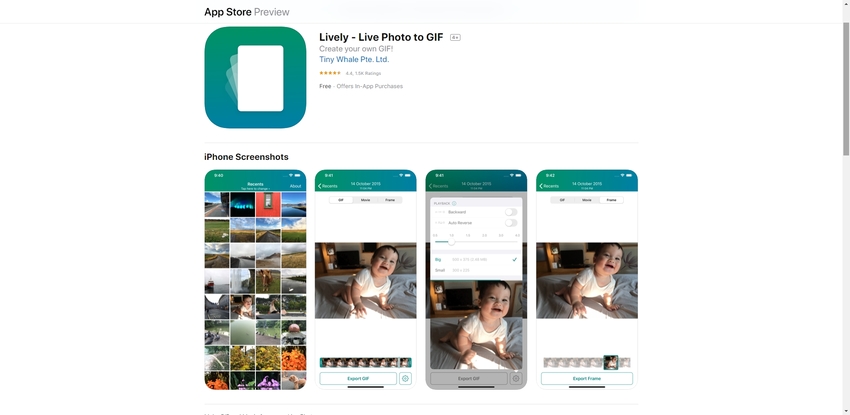 GIF Maker Free App-Lively