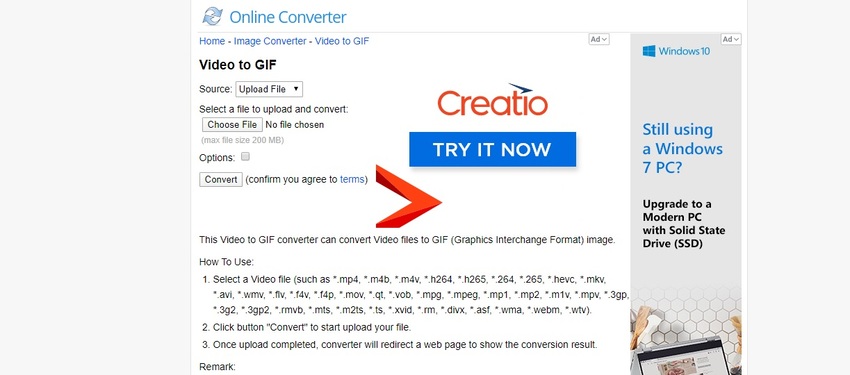 How to Create GIF from a video for Twitter — Clideo