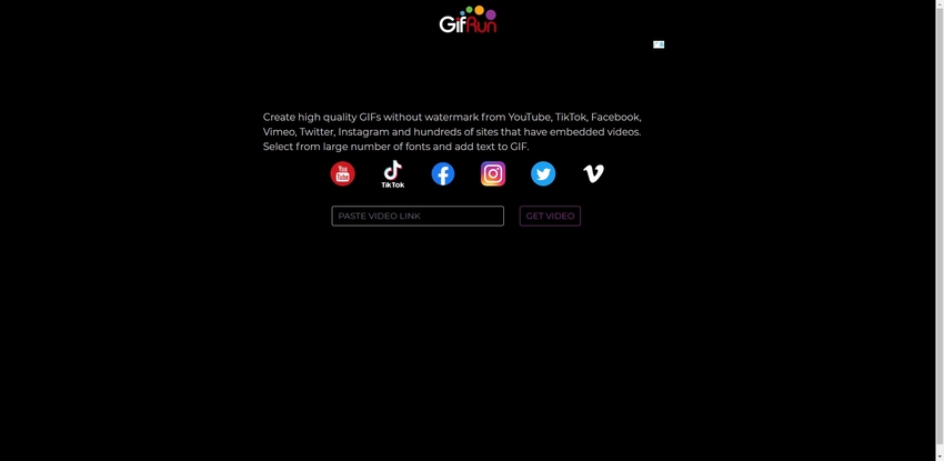 Create GIF from Youtube-GifRun