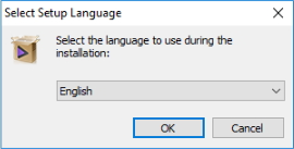 select setup language