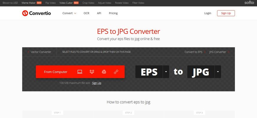 EPS to JPG converter online-Convertio