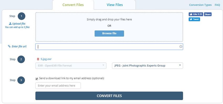 convert image file into JPEG format-Docspal