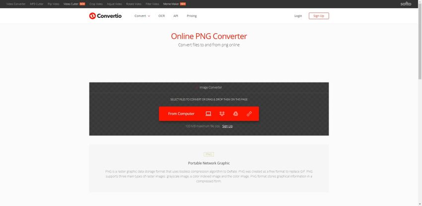 convert file to PNG-Convertio