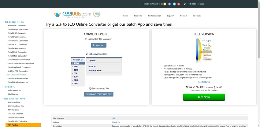 Online Converter-Animated GIF to ICO File Conversion