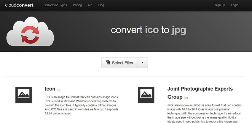 Top 5 ICO to JPG Online Converter