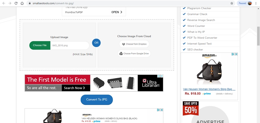 JPG Converter-SmallSEOTools