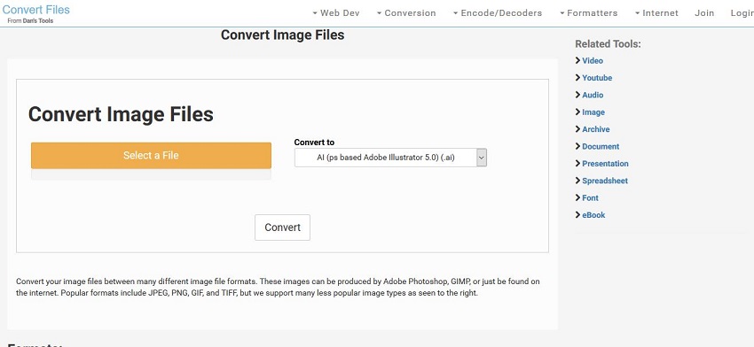 Pengkonversi JPG ke AI-Files Conversion