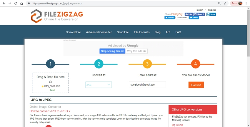 JPG to JPEG format-FileZigZag
