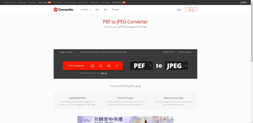 Pef Convert To Jpeg Format Online Or Offline