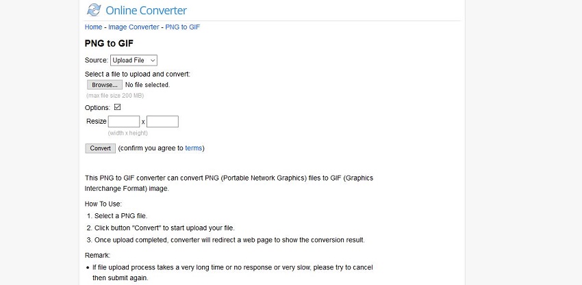 PNG to GIF maker, Convert PNG to GIF online