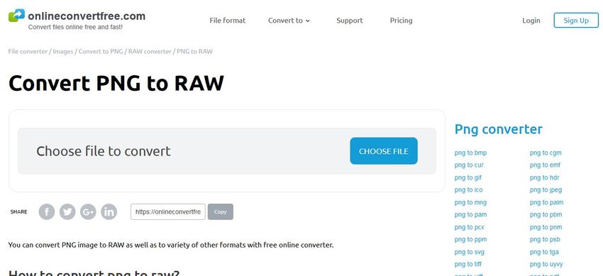 convert PNG to RAW-Online Convert Free