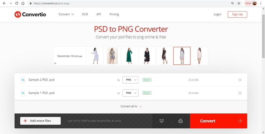 PSD to PNG Format-Convertio