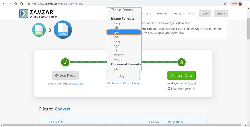 Very Useful Converter For Raw To Jpg