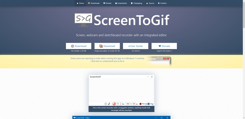 software rec - How do I create a GIF screencast in Windows