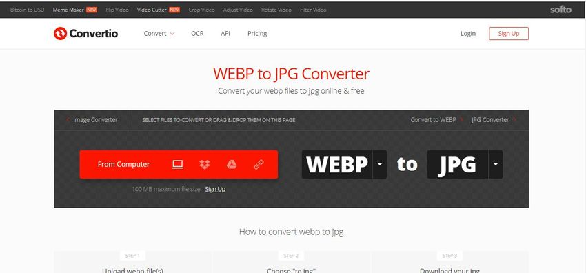 Webp to JPG Conversion-convertio