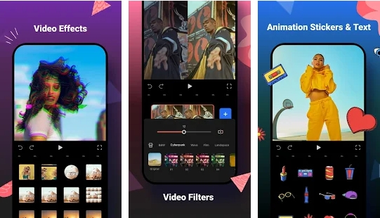 free app for putting videos together android