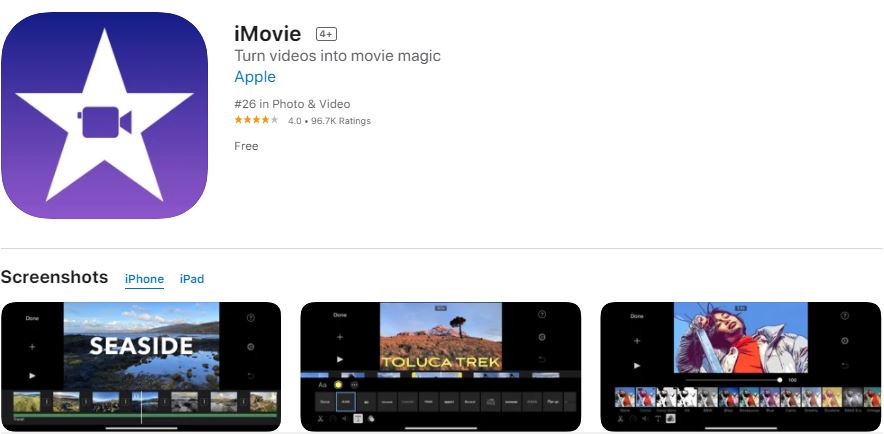 iMovie