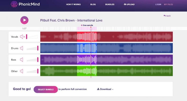 ai driven voice remover mechanism