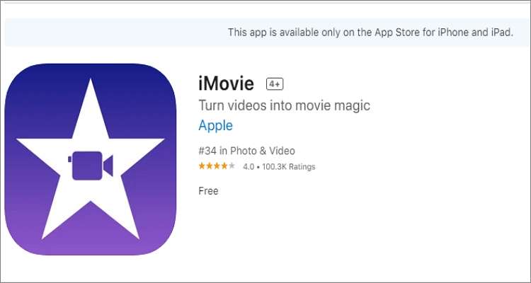 app to combine videos pictures on iphone imovie