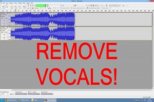Remove Vocals from a Song in Audacity