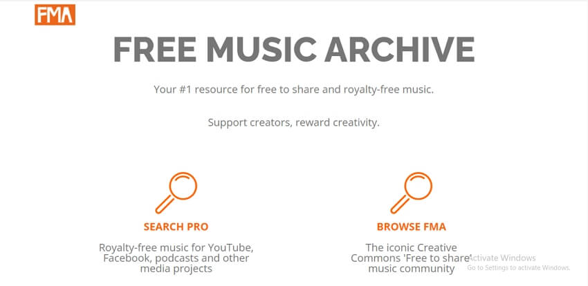 best site to download instrumental music with freemusicarchive